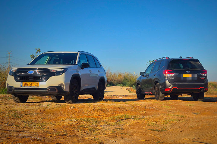 סובארו פורסטר החדש מול ישן