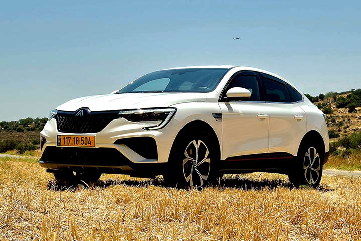 cardate -במבחן דרכים E-TECH Hybrid רנו ארקנה