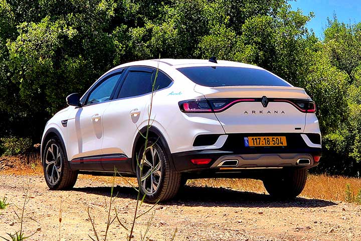 cardate -במבחן דרכים E-TECH Hybrid רנו ארקנה