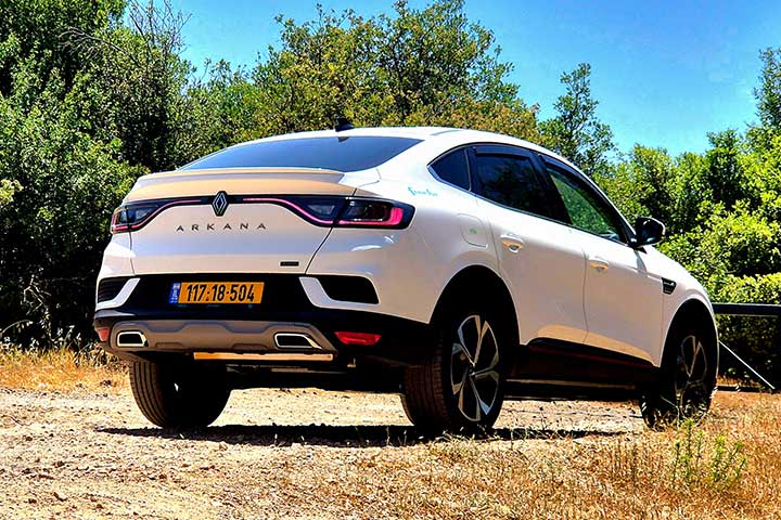 cardate -במבחן דרכים E-TECH Hybrid רנו ארקנה