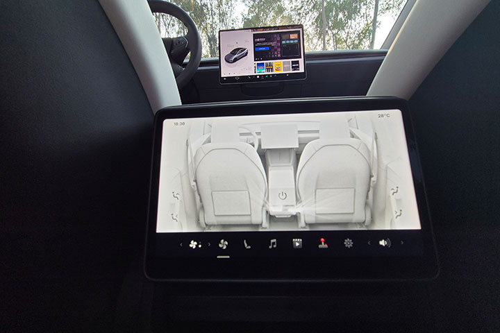 cardate - החדשה - מושב אחורי Y טסלה מודל