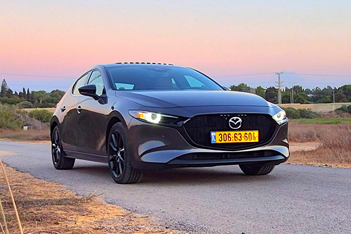 cardate - מאזדה 3 טורבו במבחן דרכים