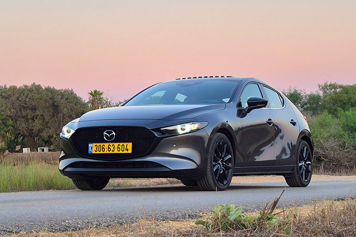 קארדייט - מאזדה 3 טורבו במבחן דרכים