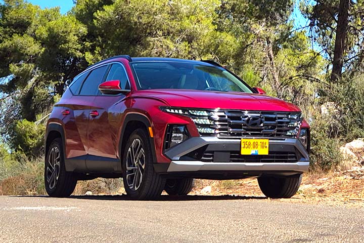 יונדאי טוסון היברידי במבחן דרכים - קארדייט