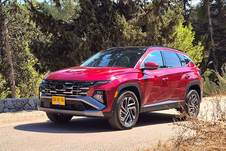 יונדאי טוסון היברידי במבחן דרכים - קארדייט