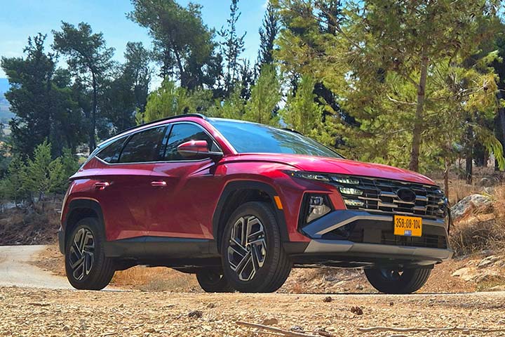 יונדאי טוסון היברידי במבחן דרכים - קארדייט