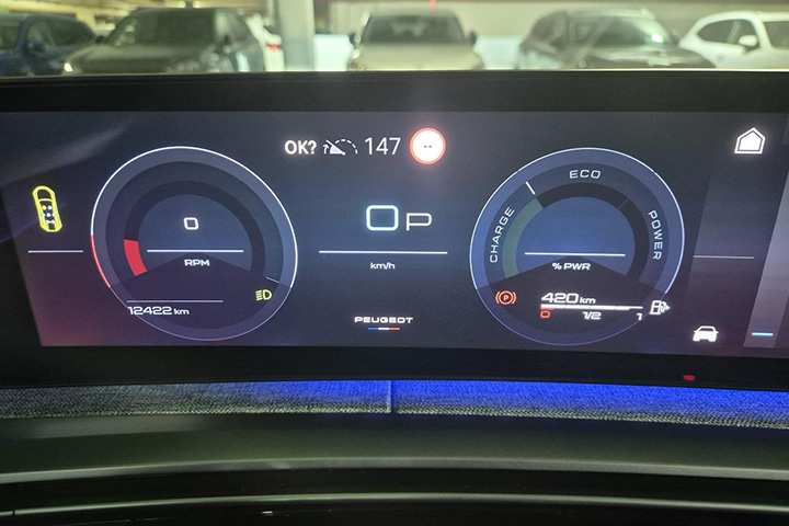 פיג'ו PEUGEOT 5008 - לוח מחוונים - קארדייט